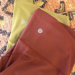 2 pairs lululemon align leggings